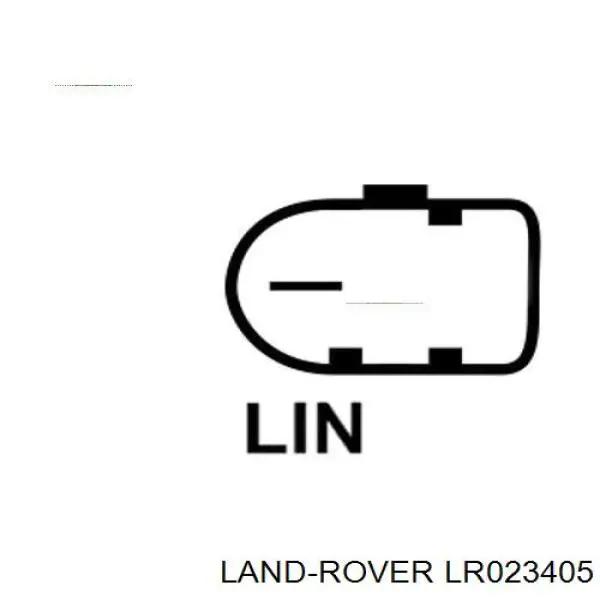 LR023405 Land Rover alternador
