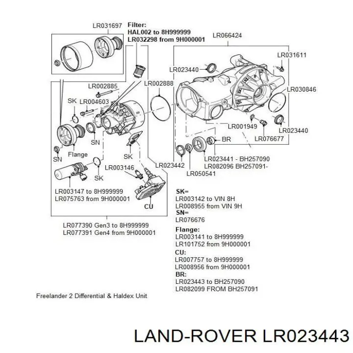 LR023443 Land Rover