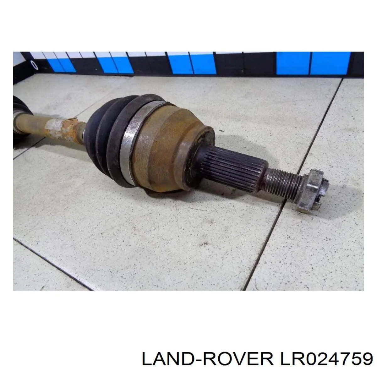 LR024759 Land Rover árbol de transmisión delantero izquierdo