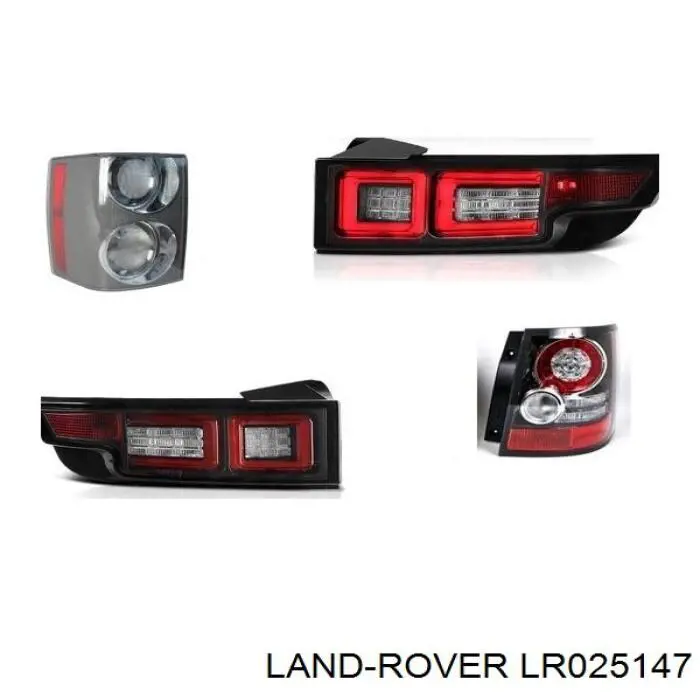 LR025147 Land Rover piloto posterior izquierdo