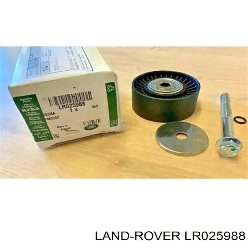 LR025988 Land Rover polea inversión / guía, correa poli v