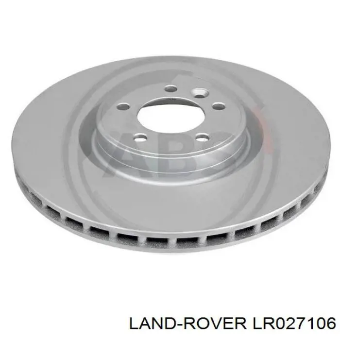 LR027106 Land Rover disco de freno delantero