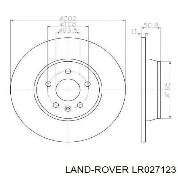 Disco de freno trasero Land Rover LR027123 precio, desde 34,76 EUR