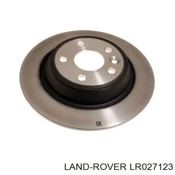 LR027123 Land Rover disco de freno trasero