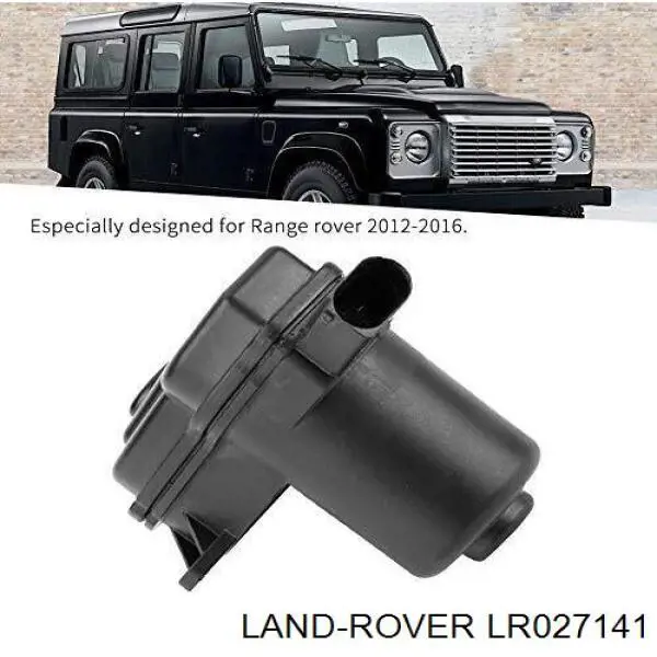 LR027141 Land Rover motor del accionamiento de la pinza de freno trasera