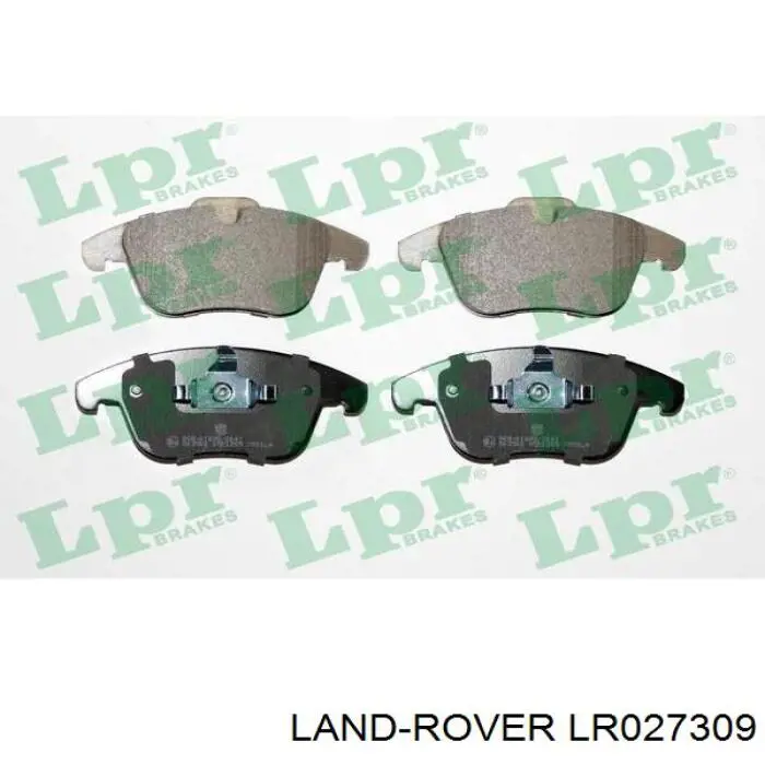LR027309 Land Rover pastillas de freno delanteras
