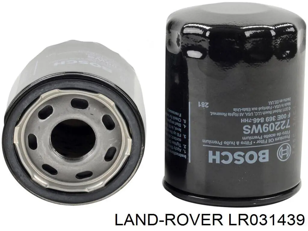 LR031439 Land Rover filtro de aceite