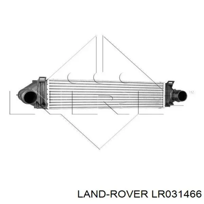 LR031466 Land Rover intercooler