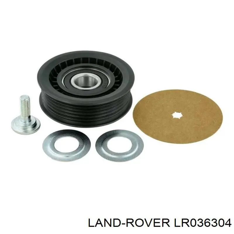 CPLA19A216EB Land Rover Polea guía correa poli V
