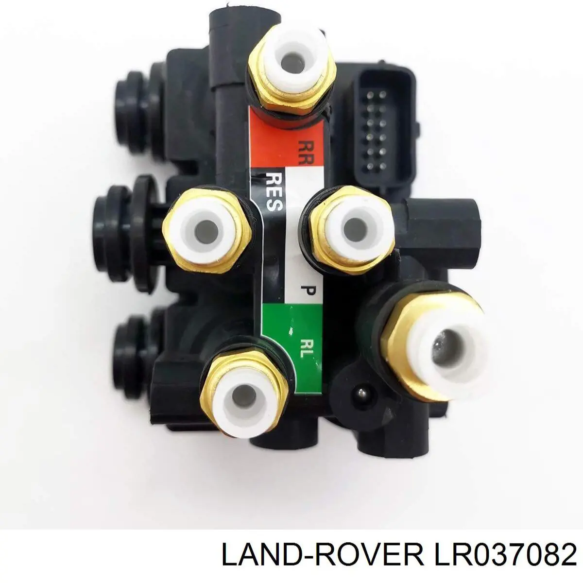 LR037082 Land Rover válvula de suspensión hidráulica trasera