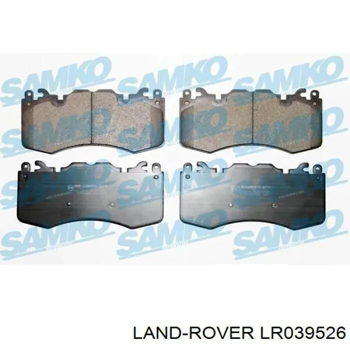 LR039526 Land Rover pastillas de freno delanteras