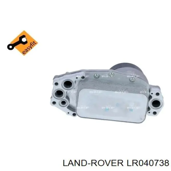 LR040738 Land Rover radiador de aceite, bajo de filtro