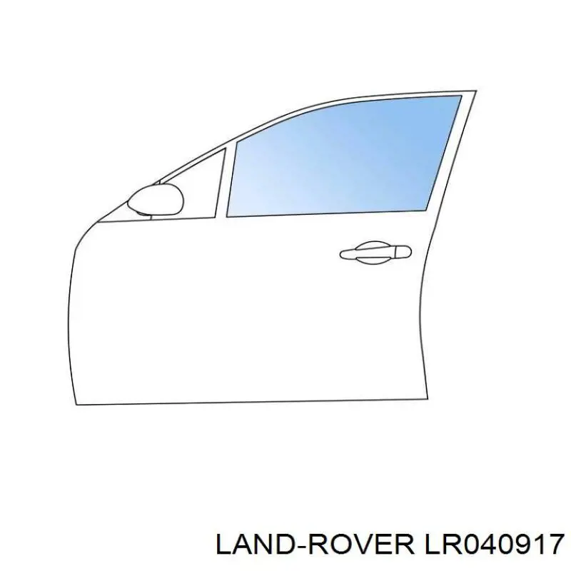 Luna de puerta delantera izquierda para Land Rover Discovery (L319)