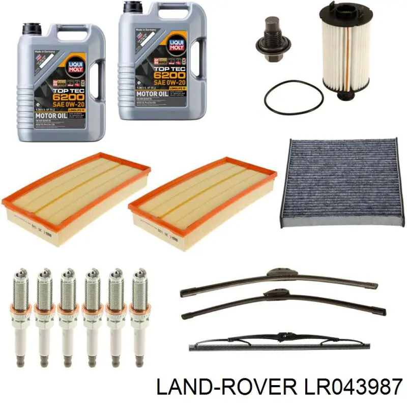 Comprar LR043987 Land Rover Limpiaparabrisas traseros