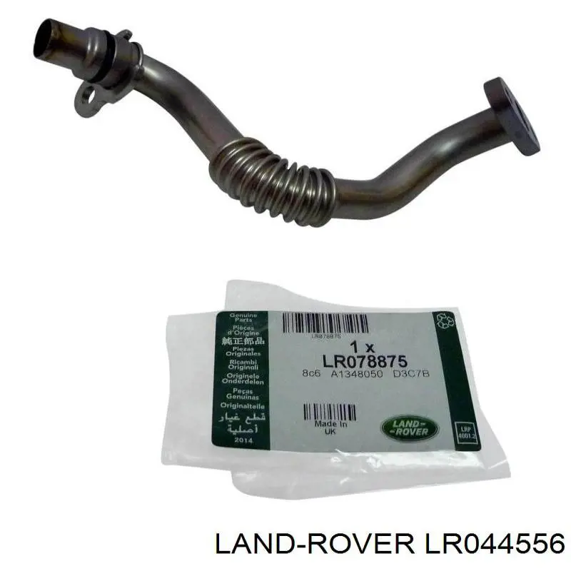 LR044556 Land Rover Tubo de drenaje de aceite de turbocompresor