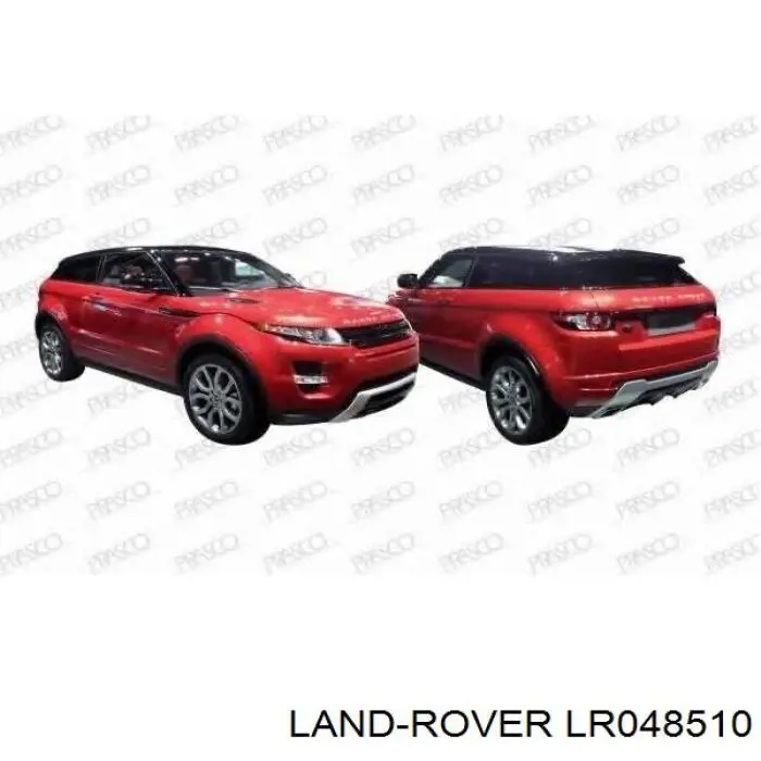 LR026539 Land Rover tapa del enganche de remolcado delantera