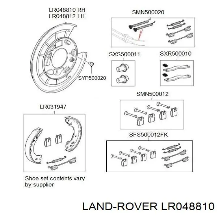 Chapa protectora contra salpicaduras, disco de freno trasero derecho para Land Rover Discovery (L319)