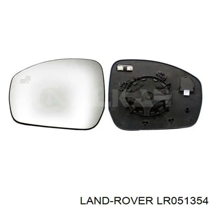LR051352 Land Rover cristal de espejo retrovisor exterior derecho