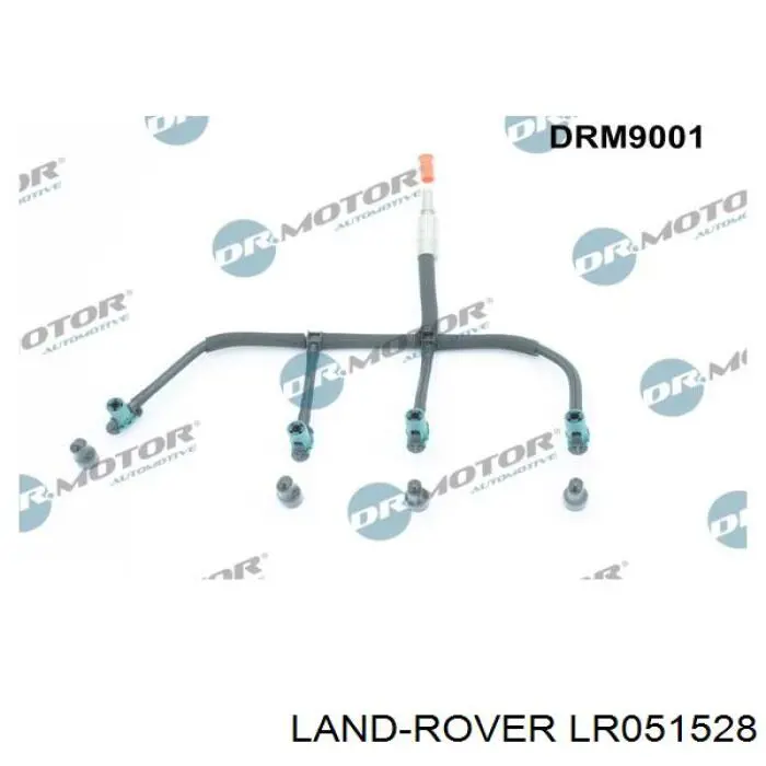 LR008711 Land Rover tubo de combustible atras de las boquillas