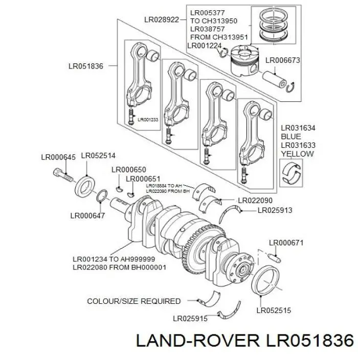 LR051836 Land Rover