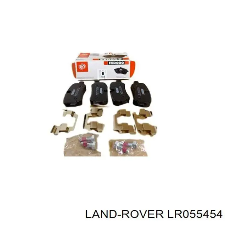 LR055454 Land Rover pastillas de freno traseras