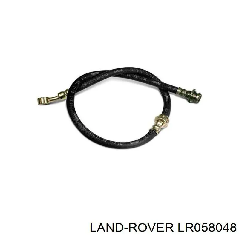 LR058048 Land Rover tubo flexible de frenos delantero derecho