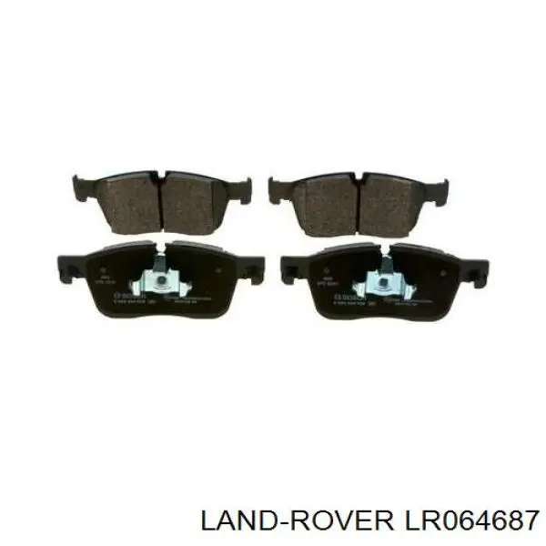 LR064687 Land Rover pastillas de freno delanteras