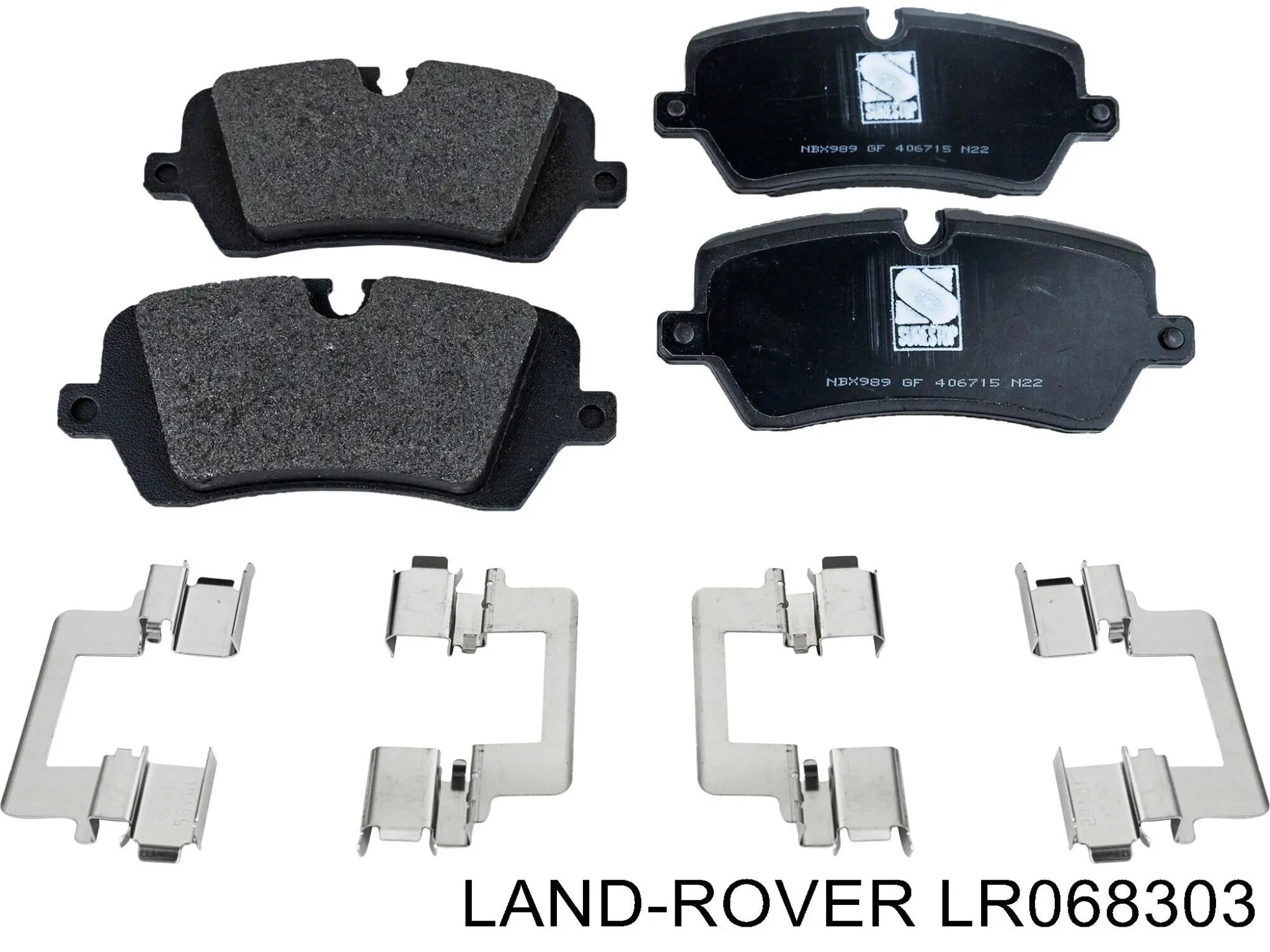 LR068303 Land Rover pastillas de freno traseras