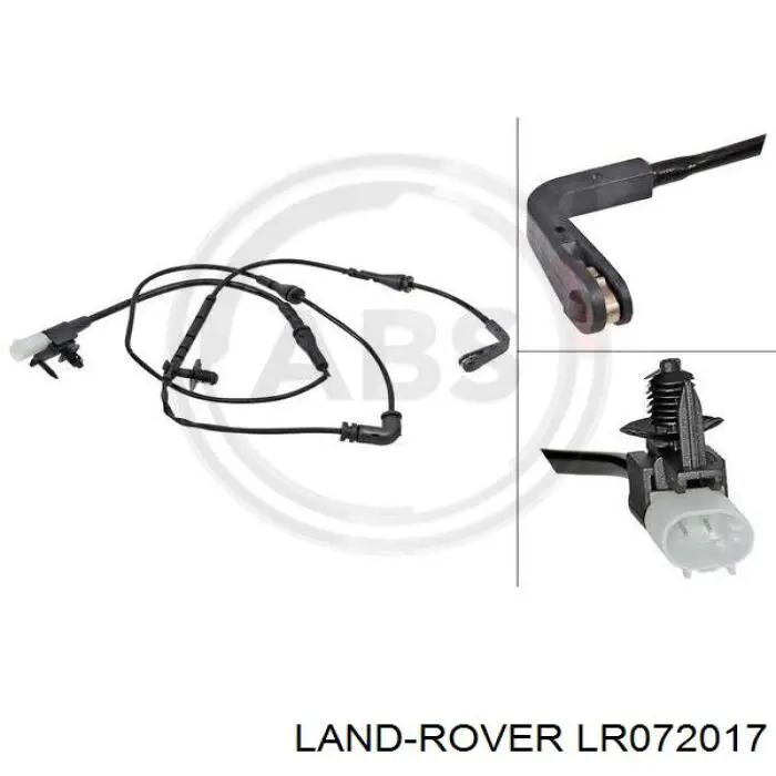 LR072017 Land Rover Sensor de desgaste de pastillas de freno trasero