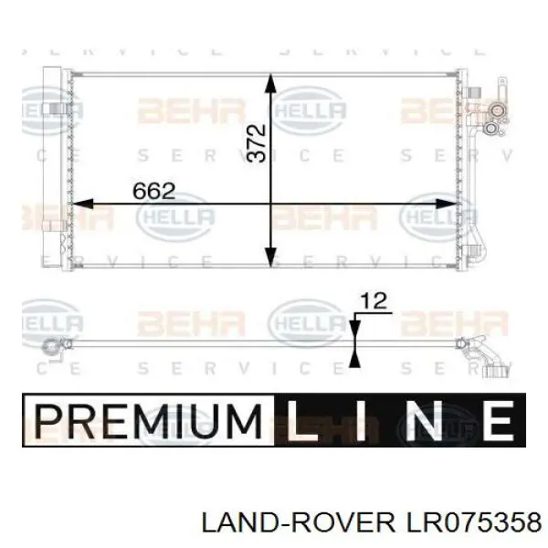Aire acondicionado capacitor Land Rover LR075358 precio, desde 126,32 EUR