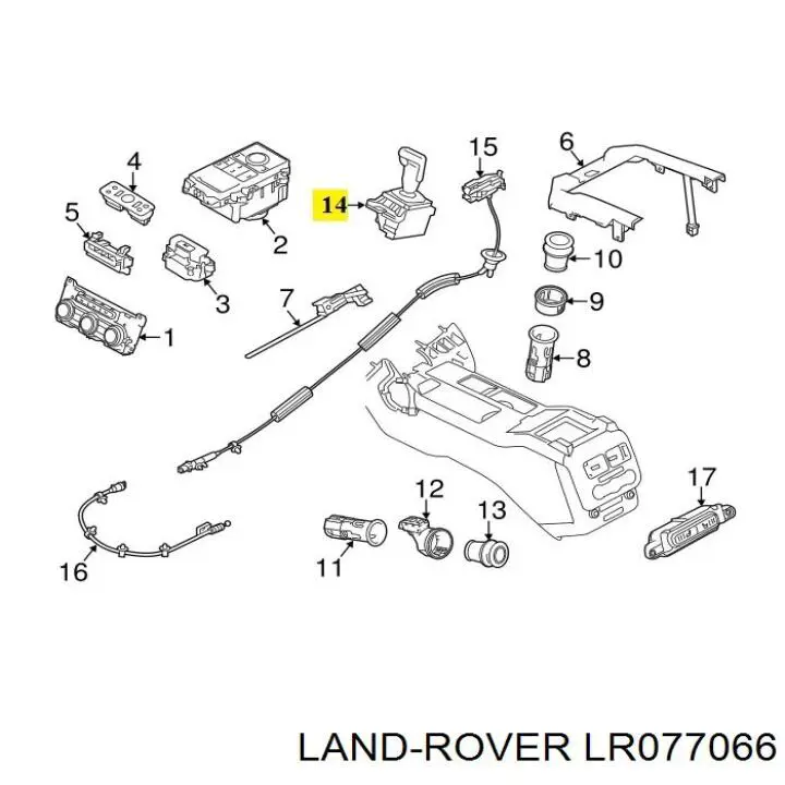 LR077066 Land Rover