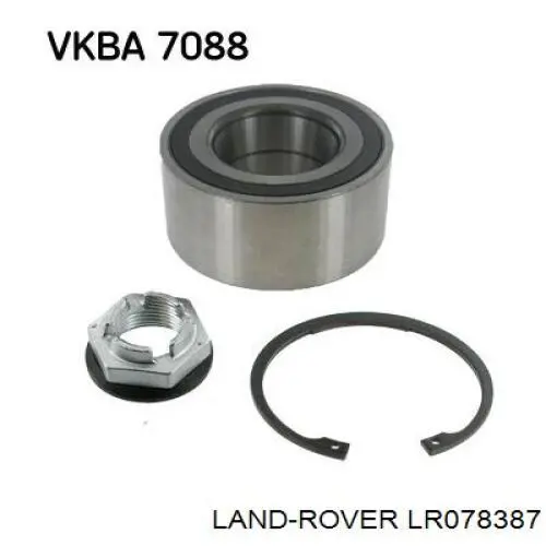 LR078387 Land Rover cojinete de rueda delantero