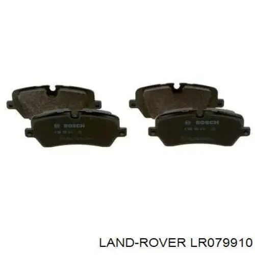 LR079910 Land Rover pastillas de freno traseras