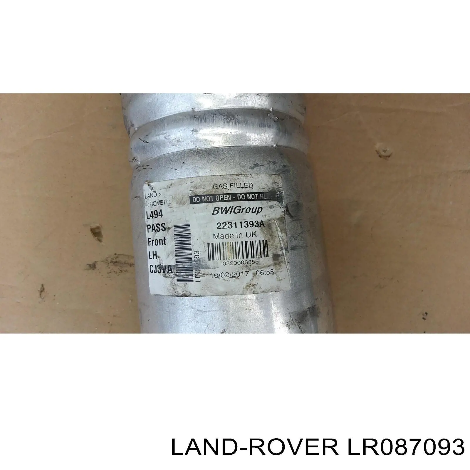 LR087093 Land Rover Amortiguador frontal izquierdo