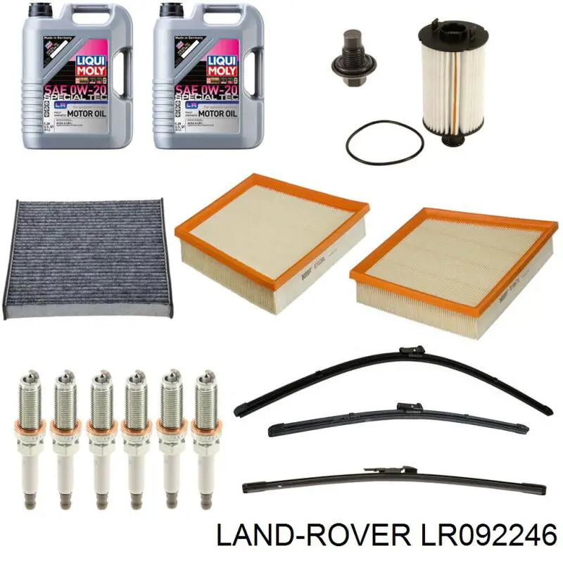 LR092246 Land Rover filtro de aire