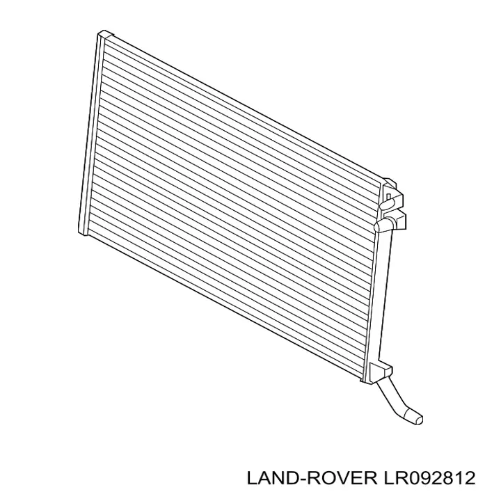 LR092812 Land Rover Radiador adicional de refrigeración del motor