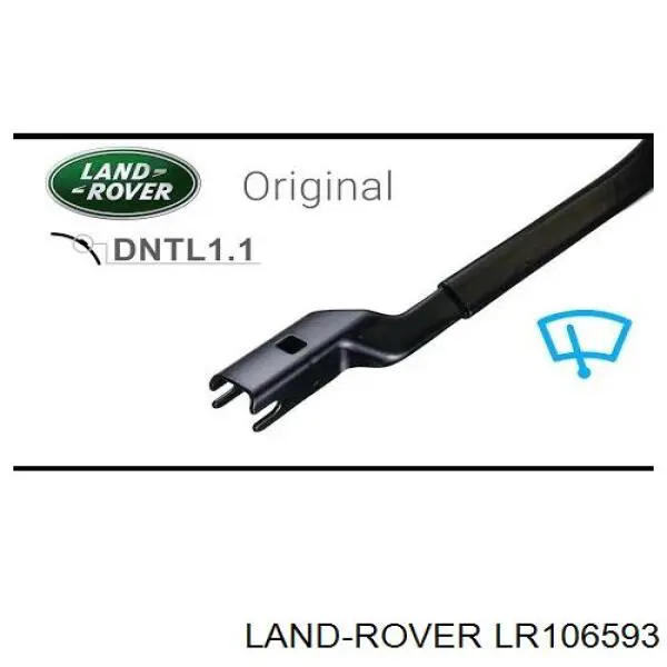LR106593 Land Rover Limpiaparabrisas delantera conductor