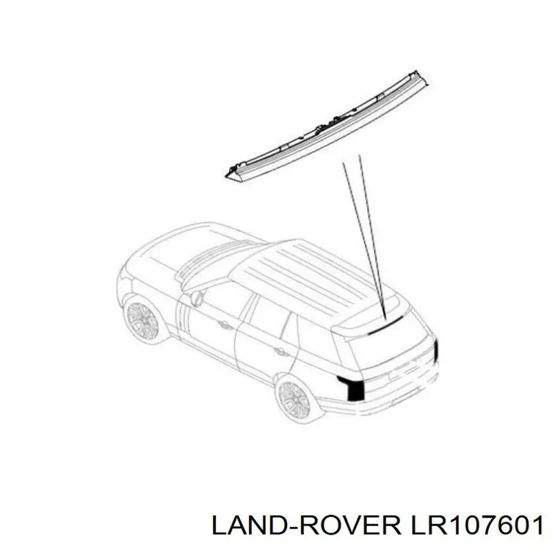 LR107601 Land Rover lampara de luz de freno adicional