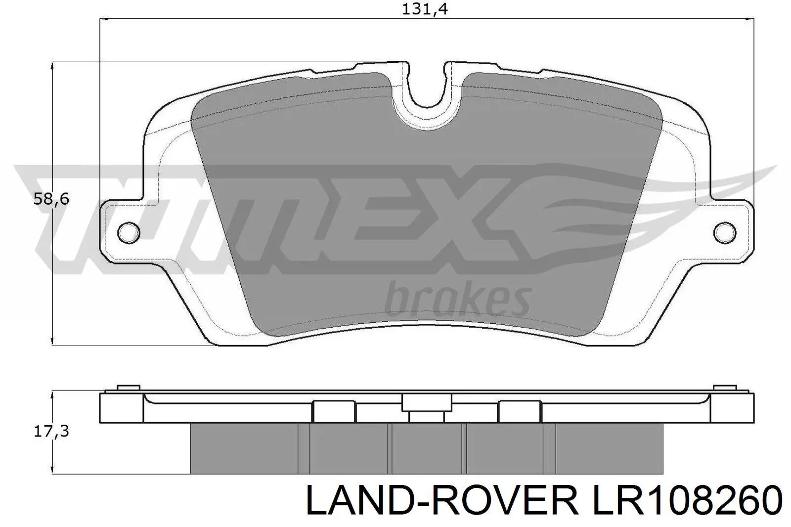 Pastillas traseras de freno Land Rover LR108260 precio, desde 35,30 EUR