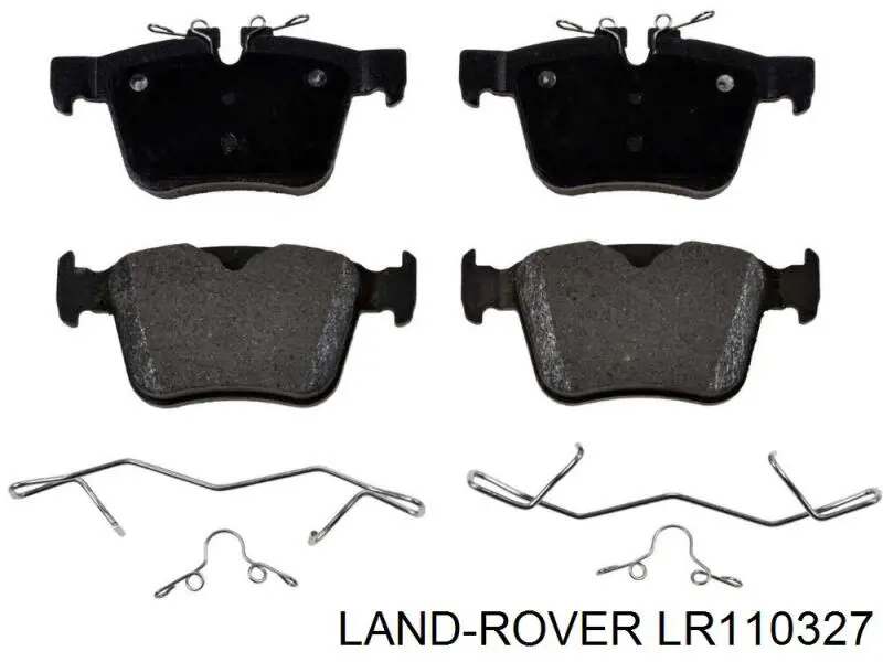 LR110327 Land Rover Pastillas freno traseras