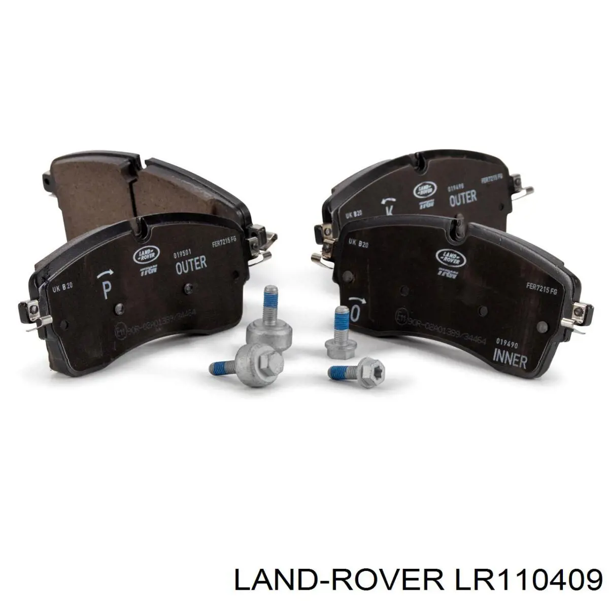 Comprar LR110409 Land Rover Pastillas delanteras de freno
