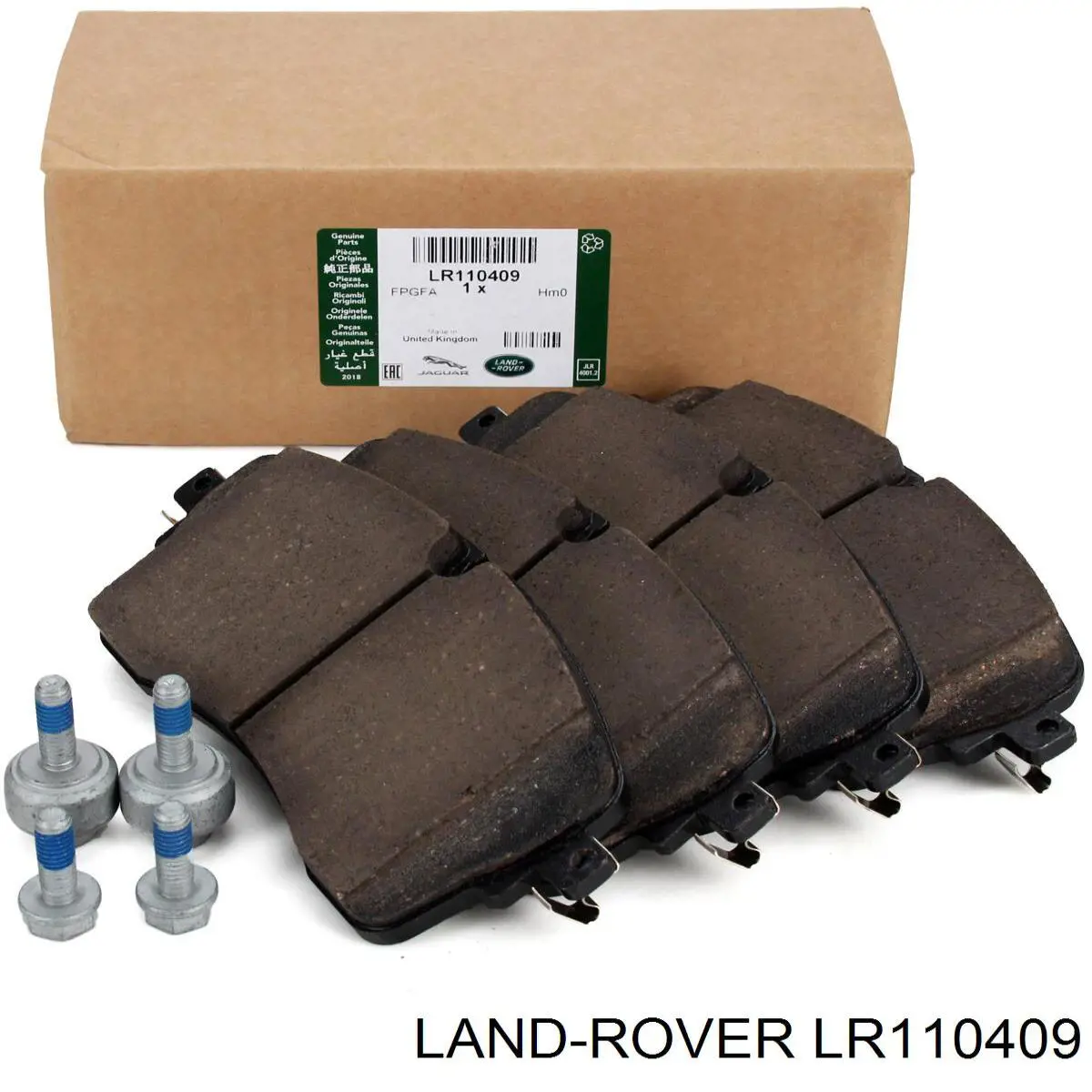 LR110409 Land Rover Pastillas delanteras