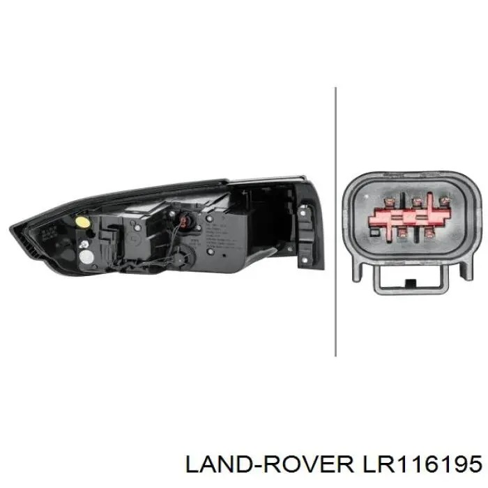 Comprar LR116195 Land Rover Piloto trasero derecho