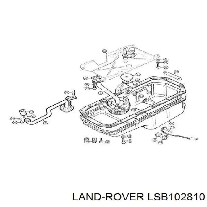 Cárter de aceite del motor para Land Rover Discovery (LJ ,LT)