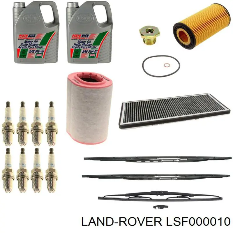 Tapón roscado, colector de aceite LAND ROVER LSF000010
