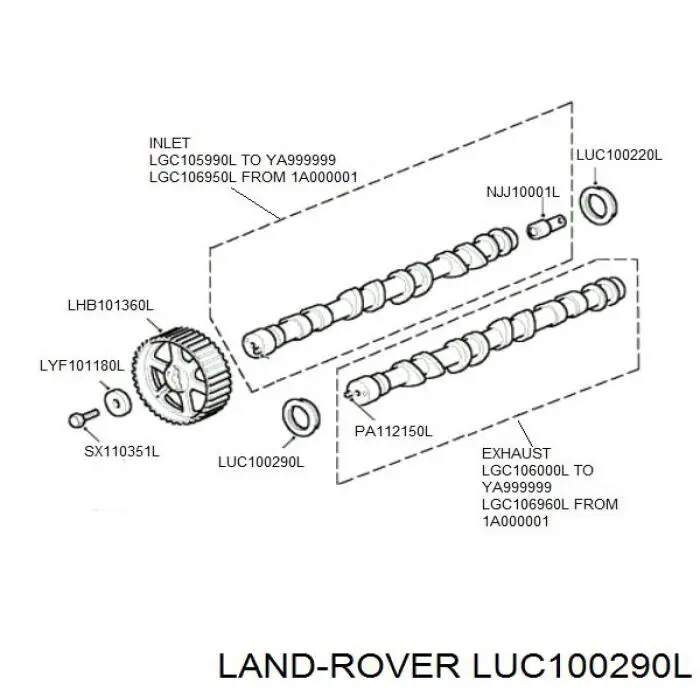 LUC100290L Britpart