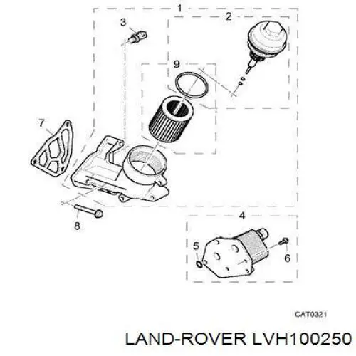 LVH100250 Land Rover