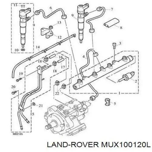 MUX100120L Land Rover