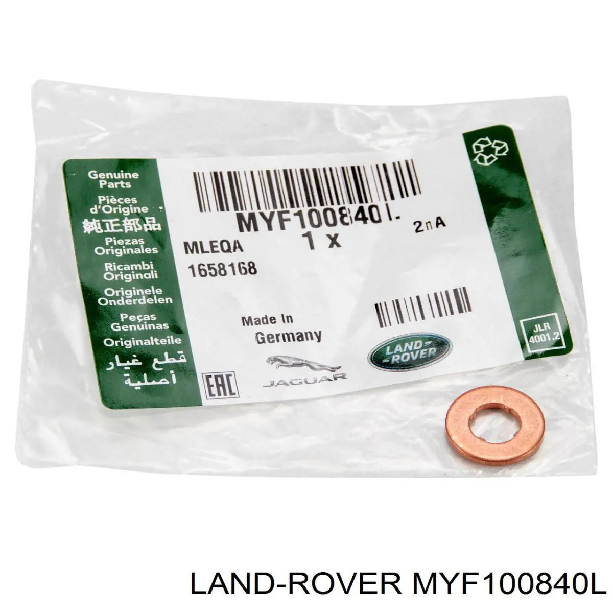 Arandela de asiento del inyector Land Rover MYF100840L precio, desde 9,56 EUR