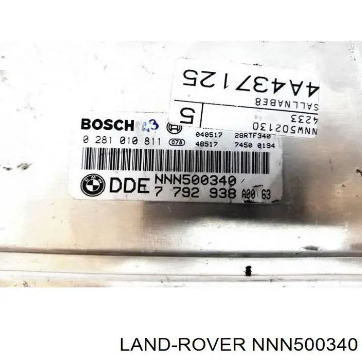Unidad de control del motor  Land Rover NNN500340 precio, desde 94,38 EUR